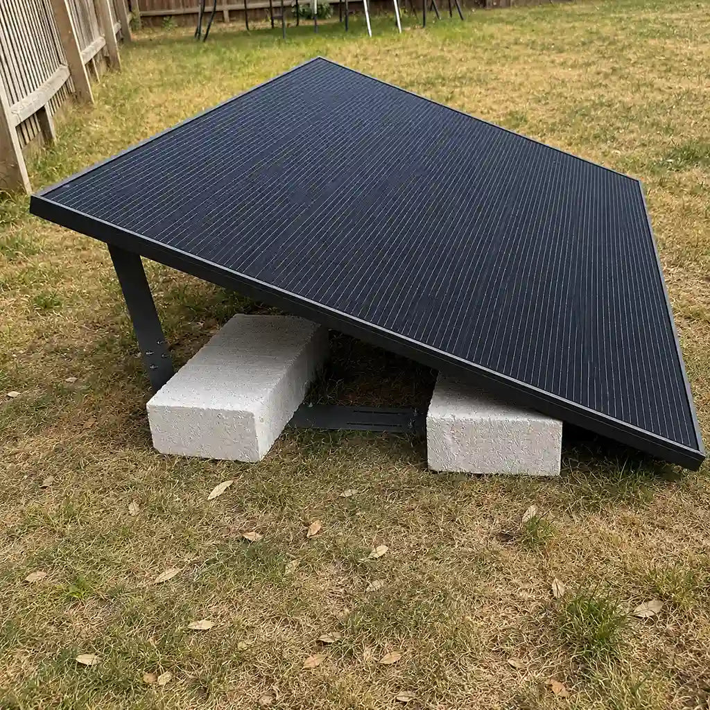 Worldwide Solar Model 2 – 20° ZAM Steel Ballast Solar Mounting System