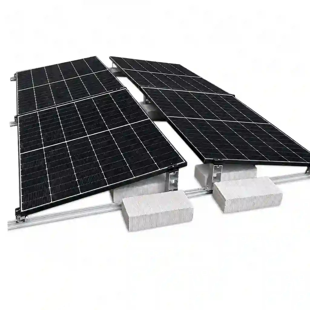 Worldwide Solar Model 1 – 10° Aluminium Ballast Solar Mounting System
