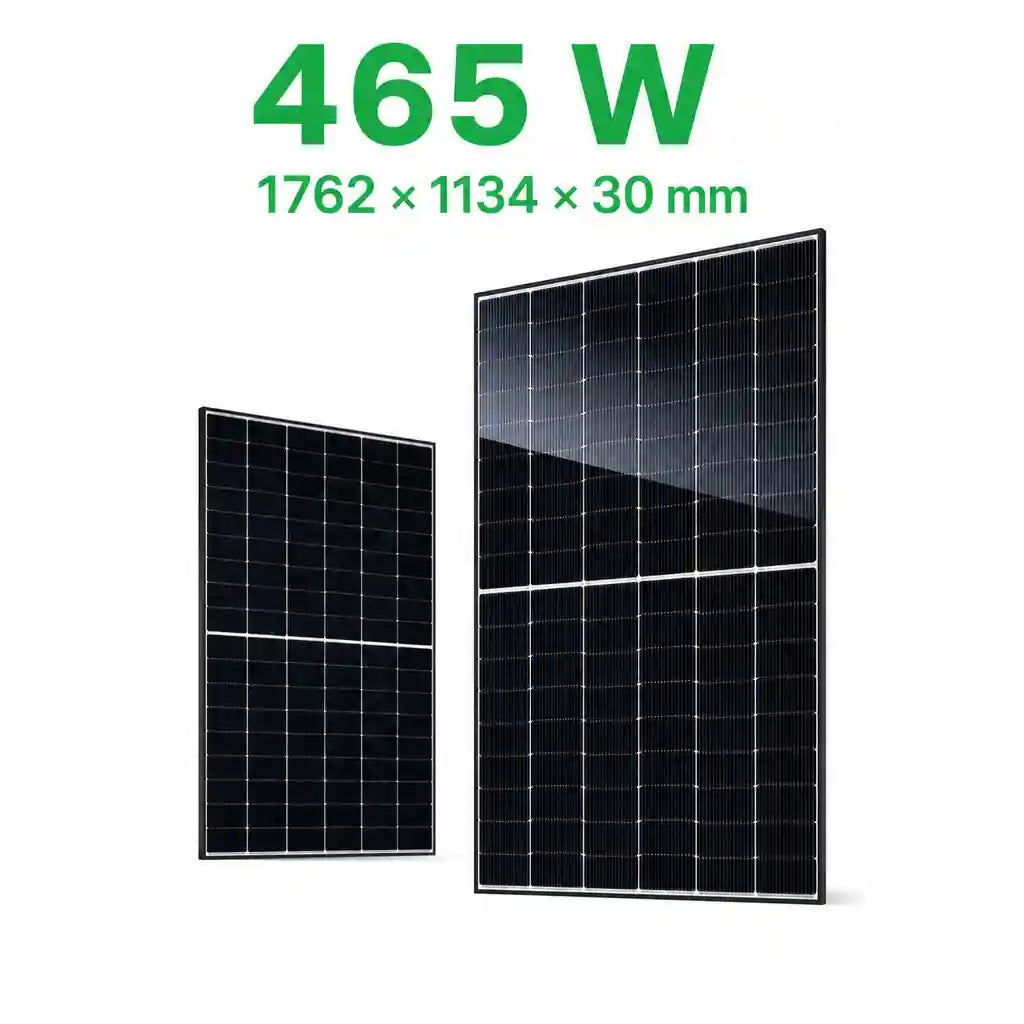 JA Solar JAM54D40-465/LR 465W N-Type Double Glass Solar Panel DeepBlue 4.0 Pro 1762×1134×30mm