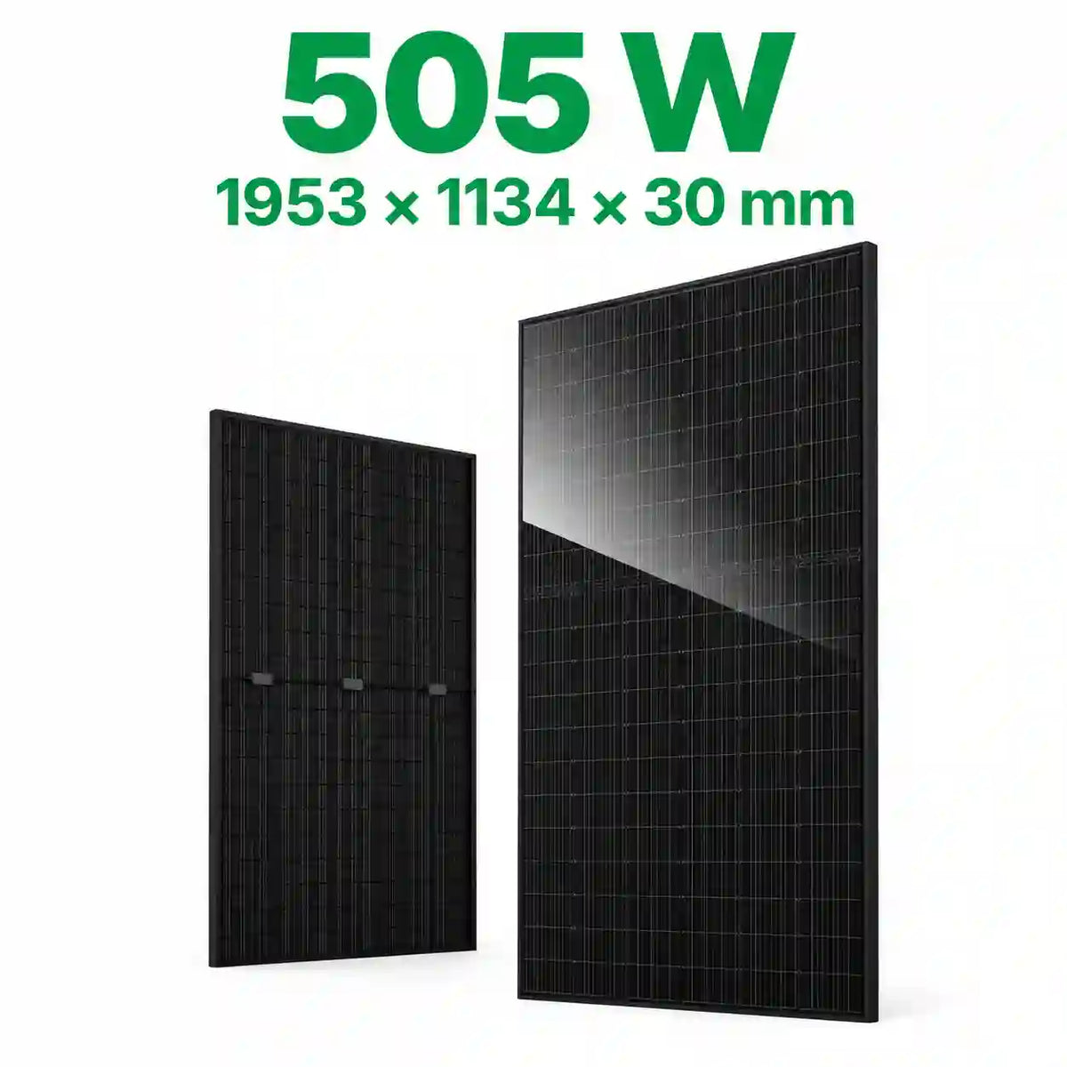 JA Solar DeepBlue 4.0 Pro 505W N-Type Bifacial Panel 1953×1134×30mm