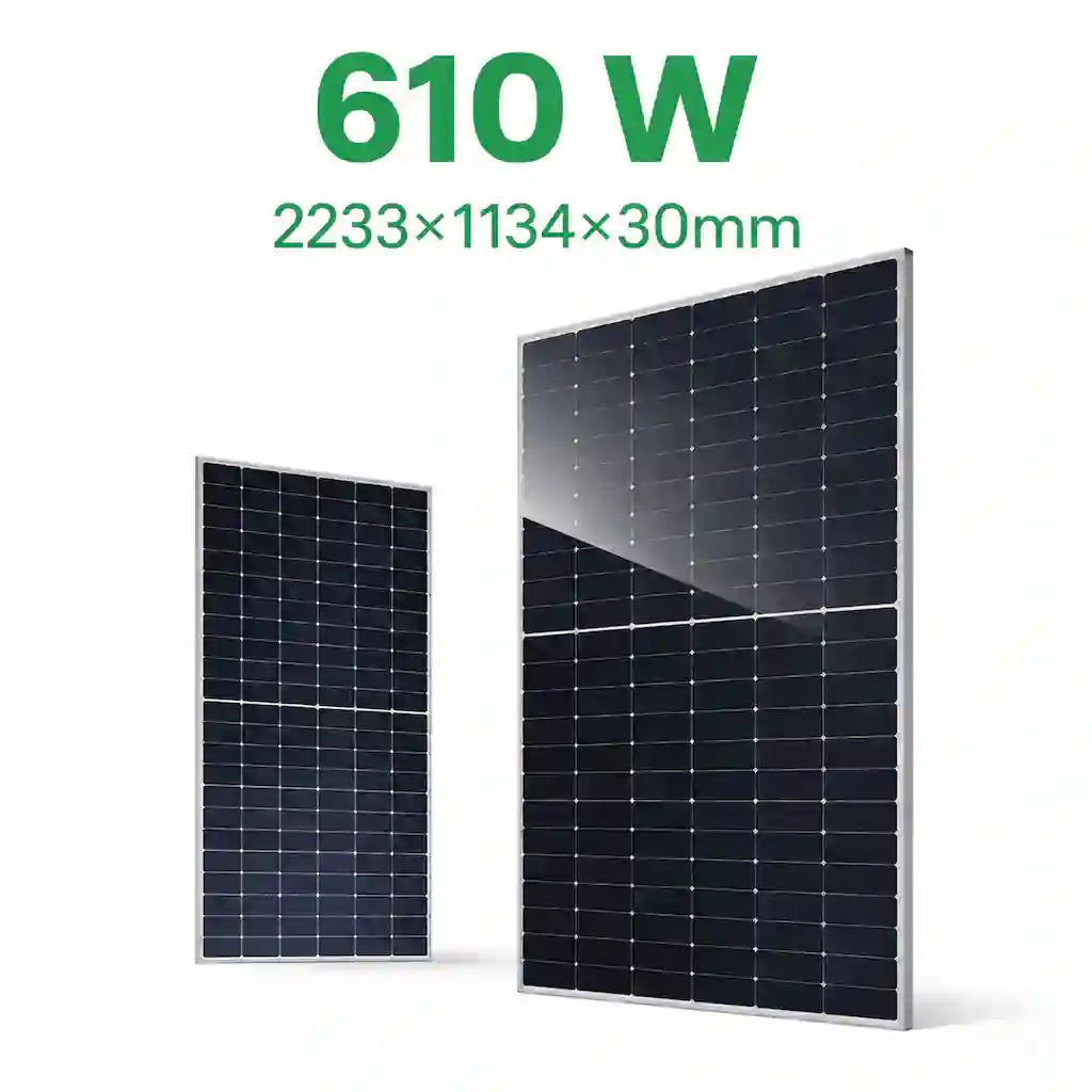 JA Solar DeepBlue 4.0 Pro 610W Bifacial Solar Panel 2333×1134×30mm 32.5kg