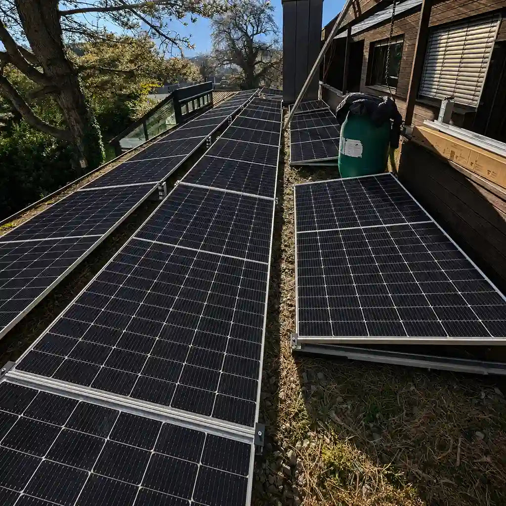 Worldwide Solar Model 1 – 10° Aluminium Ballast Solar Mounting System