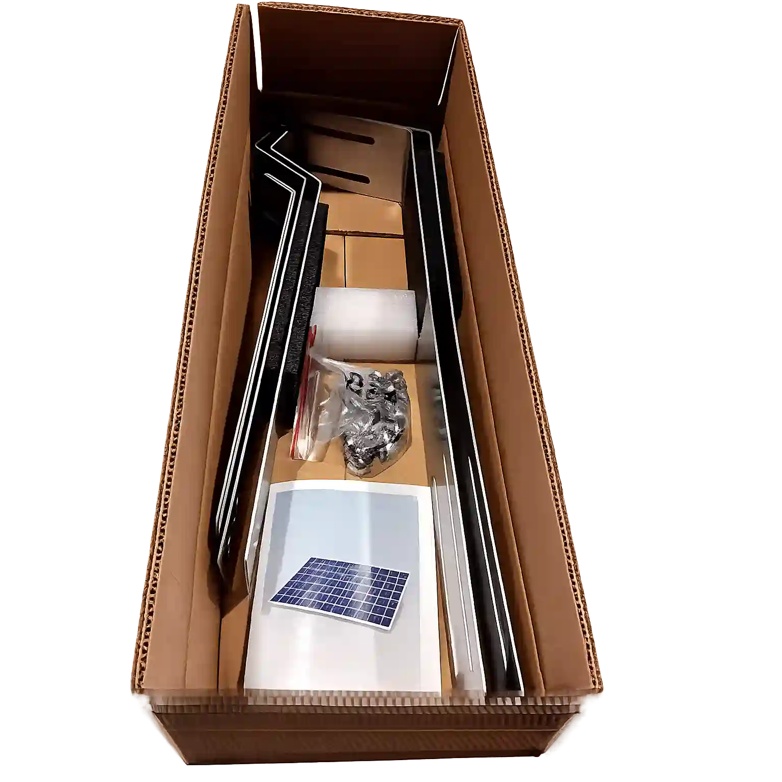 Worldwide Solar Model 2 – 20° ZAM Steel Ballast Solar Mounting System