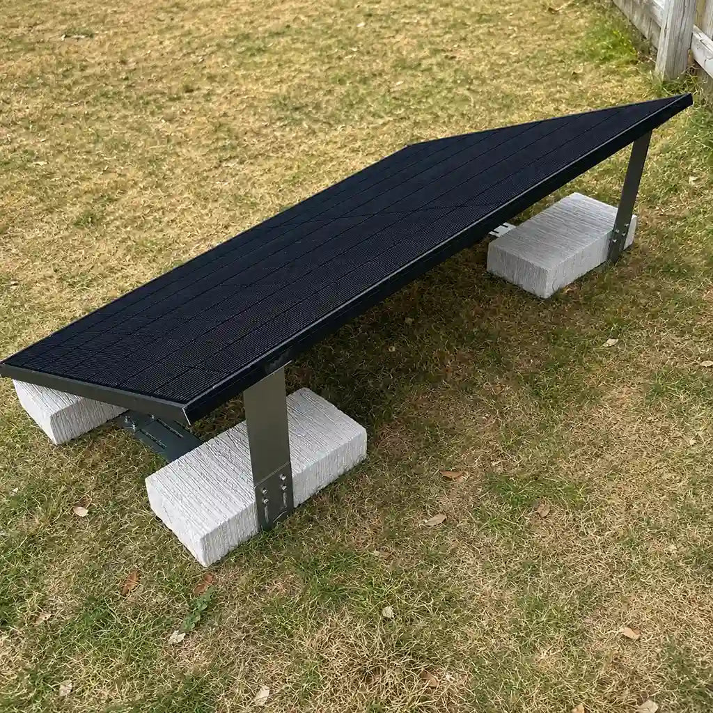 Worldwide Solar Model 2 – 20° ZAM Steel Ballast Solar Mounting System