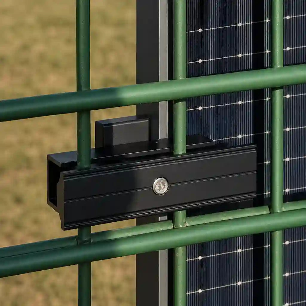 Worldwide Solar Model 3 – Mesh Fence Solar Panel Mounting System
