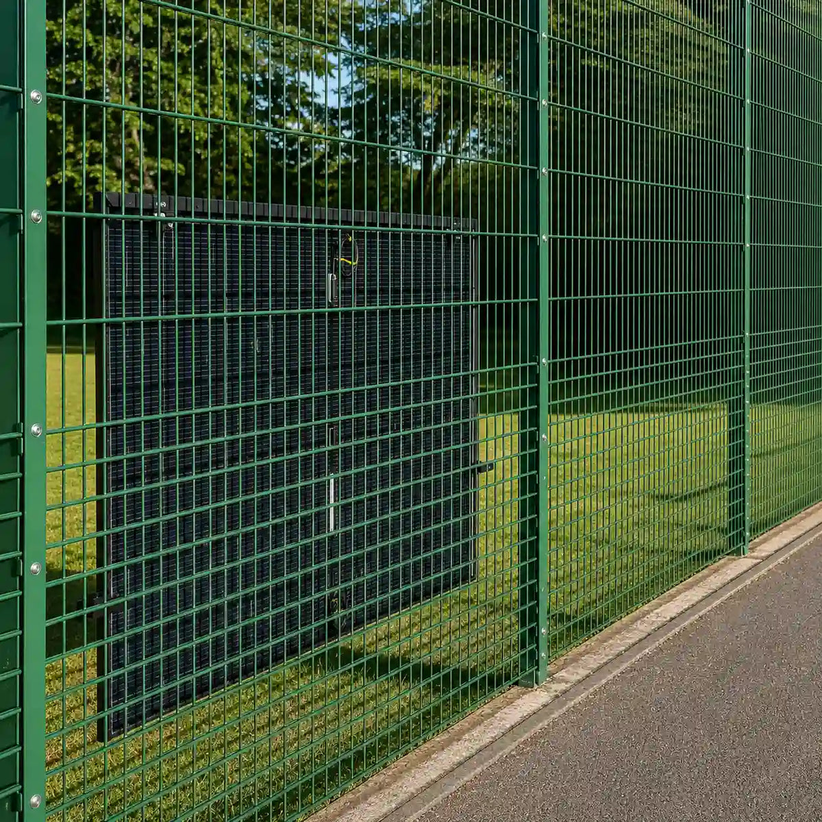 Worldwide Solar Model 3 – Mesh Fence Solar Panel Mounting System